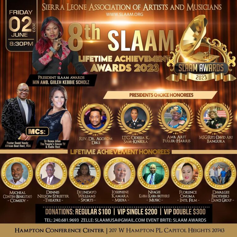 SLAAM 2023 Award – Gospel Nominees and Winners.